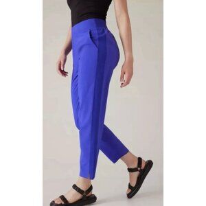 NWT Athleta Brooklyn Lined Pant pantalon Double Brooklyn Purple-sz 4 Petite